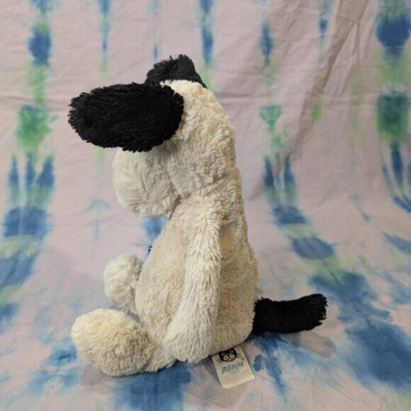 Jellycat Black and White Bashfull Puppy Medium - Picture 3 of 5